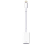 WORLDBOYU Lightning to USB Camera Adapter - OTG Cable for Select iPhone, iPad Models - Connect Camera, Card Reader, USB Flash Drive, MIDI Keyboard - White