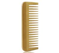 WorldFront Naturals Bamboo Wide Tooth Comb - Combs for Women & Mens Comb - Detangling Brush, Hair Combs for Curly, Wavy or Straight Hair - Travel Comb, Detangling Comb - Wooden Comb for All Hair Types