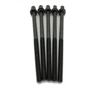 WorldMax 110mm Tension Rods 5 Pack Black