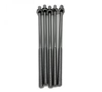 WorldMax 110mm Tension Rods 5 Pack Chrome