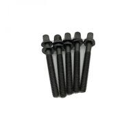 WorldMax 42mm Tension Rods 5 Pack Black