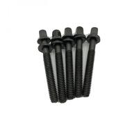 WorldMax 52mm Tension Rods 5 Pack Black