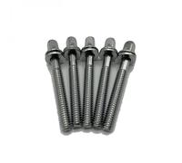 WorldMax 52mm Tension Rods 5 Pack Chrome