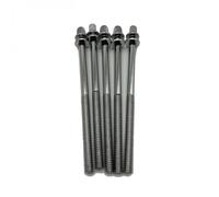 WorldMax 90mm Tension Rods 5 Pack Chrome