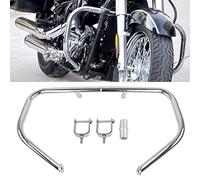 Worldmotop Highway Crash Bar Engine Guard compatible with KAWASAKI Vulcan VN900 Classic LT 2006-2013 & VN 900 Custom 2007-2013 (chrome)