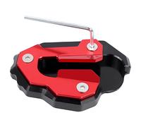 Worldmotop Motorcycle Kickstand Pad Foot Support Enlarger Extension Side Stand Plate Pad for HONDA Goldwing 1800 GL 1800 F6B GL1800 2020 2021 2022 (red 2)