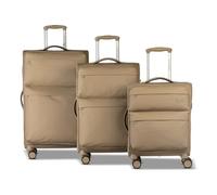 Worldpack Kyoto 4 wheels Suitcase set 3-piece Expandable beige
