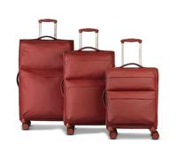 Worldpack Kyoto 4 wheels Suitcase set 3-piece Expandable red