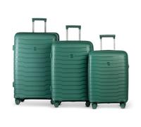 Worldpack Portland 4 wheels Suitcase set 3-piece green