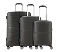 Worldpack San Francisco 4 wheels Suitcase set 3-piece gray