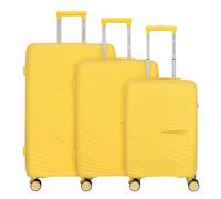 Worldpack Vegas 4 wheels Suitcase set 3-piece yellow