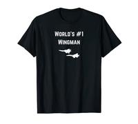 World's #1 Wingman | Air Force Fighter Jet Pilot Military T-Shirt