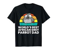 Worlds Best African Grey Parrot Dad T-Shirt