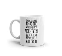 World's Best Archivist Mug-Funny Archivist Gift-Archivist Coffee Mug-Archivist Quote-Best Archivist Ever-Greatest Archivist-Mugs-Joke