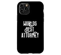 Worlds Best Attorney Costume For Lawyer Office Firm Attorney Case for iPhone 11 Pro