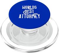 Worlds Best Attorney Costume For Lawyer Office Firm Attorney PopSockets PopGrip for MagSafe