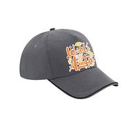 World's Best Auntie Funny Aunt Birthday Idea Cotton Piped Authentic Unisex Sports Unisex Cap. (Graphite Grey Black)