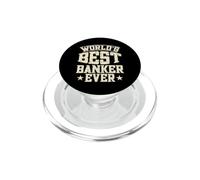 World's Best Banker Ever PopSockets PopGrip for MagSafe