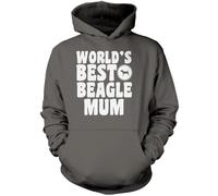 World's Best Beagle Mum Unisex Hoodie - Grey XX-Large