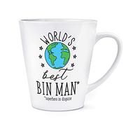 World's Best Bin Man 12oz Latte Mug Cup