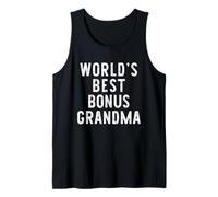 World's Best Bonus Grandma Funny Family Tank Top