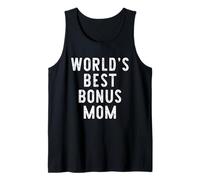 World's Best Bonus Mom Funny Family Tank Top