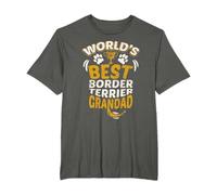 World's Best Border Terrier Grandad Granddog T-Shirt