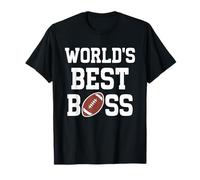 Worlds Best Boss Football Coach Team Leader Manager T-Shirt