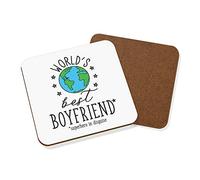 World's Best Boyfriend Coaster Drinks Mat