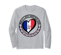 World's Best Brother Ever Proud to Be French Boy Kid Bro Long Sleeve T-Shirt