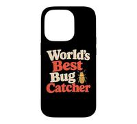 World's Best Bug Catcher Entomology Humor Case for iPhone 14 Pro
