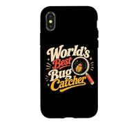 World's Best Bug Catcher Entomology Humor Case for iPhone X/XS