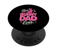 World's Best Bunny Dad Rabbit Funny Rabbits Lover Men Father PopSockets Adhesive PopGrip