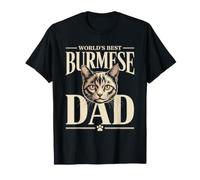 World's Best Burmese Dad Owner Lover T-Shirt