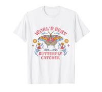 World's Best Butterfly Catcher Bug Hunter Kids Boys Girls T-Shirt