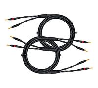 WORLDS BEST CABLES 1.5 Meter - Canare 4S11 - Audiophile Grade - HiFi Star-Quad Speaker Cable Pair with Eminence Gold Banana Connectors