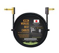 WORLDS BEST CABLES 1 Meter - Pedal, Effects, Patch, instrument cable CUSTOM MADE made using Mogami 2319 wire & Eminence Tiny Gold Plated ¼ inch (6.35mm) R/A TS Connectors