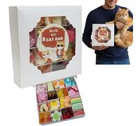 World's Best CAT Dad Sweet Gift Box | 500g Original Retro Pick n Mix Sweets | 10+ Different Flavours | Gift For Father's Day, Birthdays, Parties & Christmas