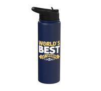 World's Best Cat Grandpa Stainless Steel Insulated Water Bottle