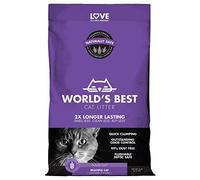 Worlds Best Cat Litter 14lb (6.35kg) Multiple Cat Lavender Scented, beige