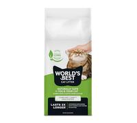 World's Best Cat Litter Original Unscented, 32-Pounds | Gentle odor control for sensitive cats and lasts 2x longer; natural corn litter, quick clumping, flushable, 99% dust free