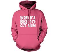 World's Best Cat Mum Unisex Hoodie - Pink Medium