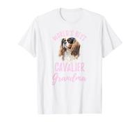 World's Best Cavalier Grandma Cavalier King Charles Granddog Value Graphic T-Shirt, Men, White, S
