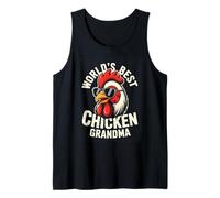 World's Best Chicken Grandma Funny Farm Chicken Tank Top