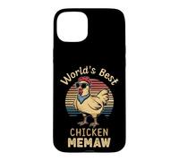 World's Best Chicken Memaw Hen Farmer Lover Case for iPhone 15 Plus