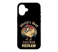 World's Best Chicken Memaw Hen Farmer Lover Case for iPhone 16