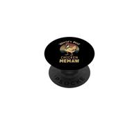 World's Best Chicken Memaw Hen Farmer Lover PopSockets Adhesive PopGrip