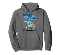 Worlds Best Co-Worker Funny Employee Coworker Appreciation Pullover Hoodie