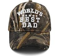 World's Best Dad - Camo Dad Hat for Men - Father's Day Gift, 7-7 5/8