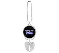 World's Best Dad Decorative Car Rearview Mirror Pendant Automotive Interior Hanging Ornaments Gift for Men Women